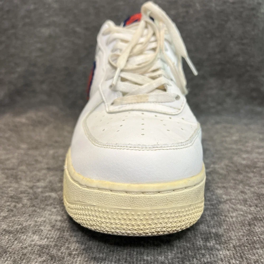 Air Force‎ One Low 3D Chenille Swoosh White Red Blue Mens Size 13